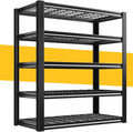 REIBII Garage Shelving 3200LBS, 5-Tier Storage Shelves, Adjustable Industrial by REIBII