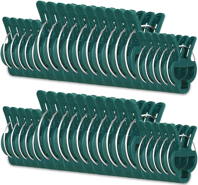 40 Pcs Plant Support Clips, Flower and Vine, Garden Tomato Plant Support Clips by Yinghezu