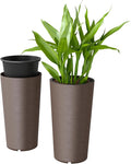 Outsunny 29 Inch Tall Planters for Outdoor Plants, Stackable Large Planters for by Outsunny