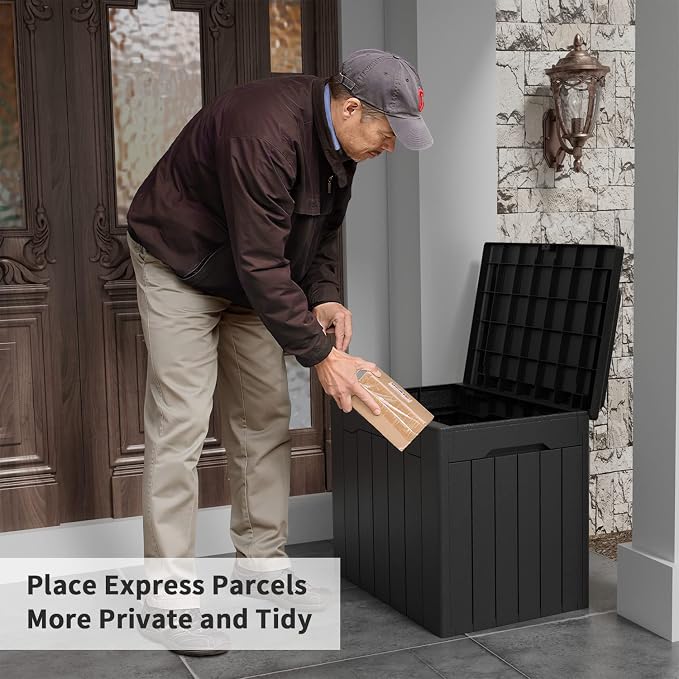 Flamaker Deck Box 31 Gallon Waterproof Resin Small Deck Box - Image 7