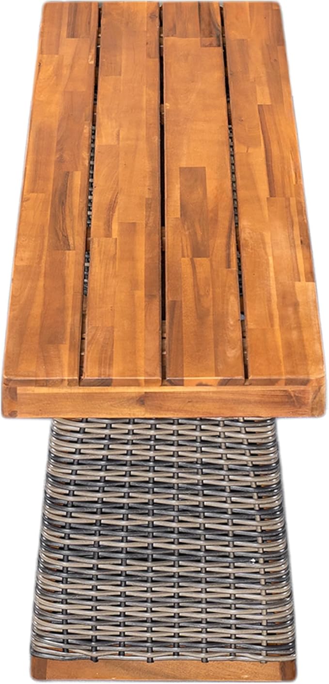 Christopher Knight Home Pasco Acacia Wood Outdoor Dining Table Set - Image 16