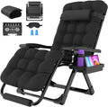 Suteck Oversized Zero Gravity Chair, 29In XL Outdoor Recliner Chair w/Removable by Suteck