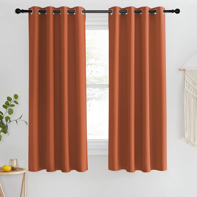 NICETOWN Blackout Short Curtain 63 inches Long by NICETOWN