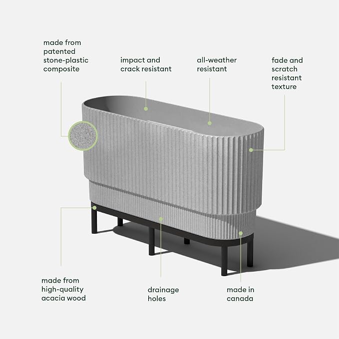 Veradek Demi Series Raised Long Planter - Image 3
