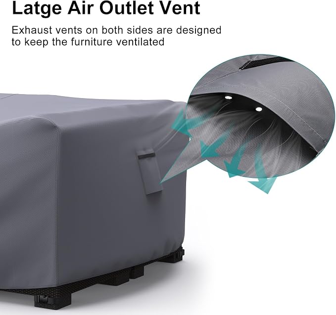 Patio Furniture Set Cover Waterproof, Heavy Duty 600D Furniture Covers - Image 3