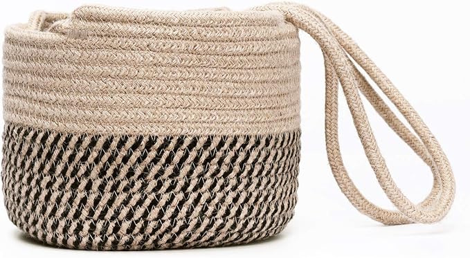 Hanging Planter Basket Jute Rope Woven Plant Hangers Indoor Hanging Plant - Image 7