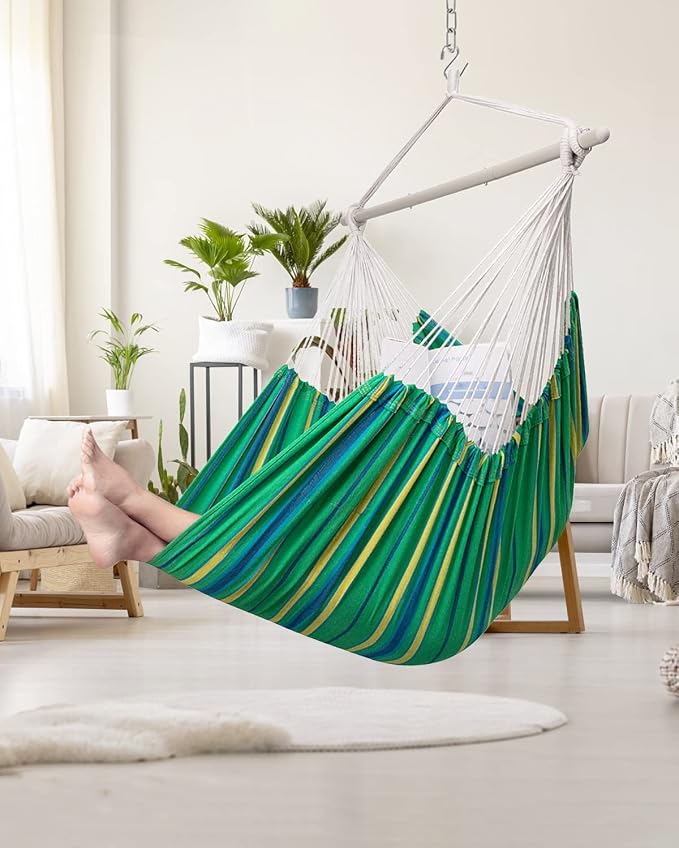 ADVOKAIR Hammock Chair Large 70.9"x47.2", 32% Bigger XXL Hanging Swing Chair - Image 2