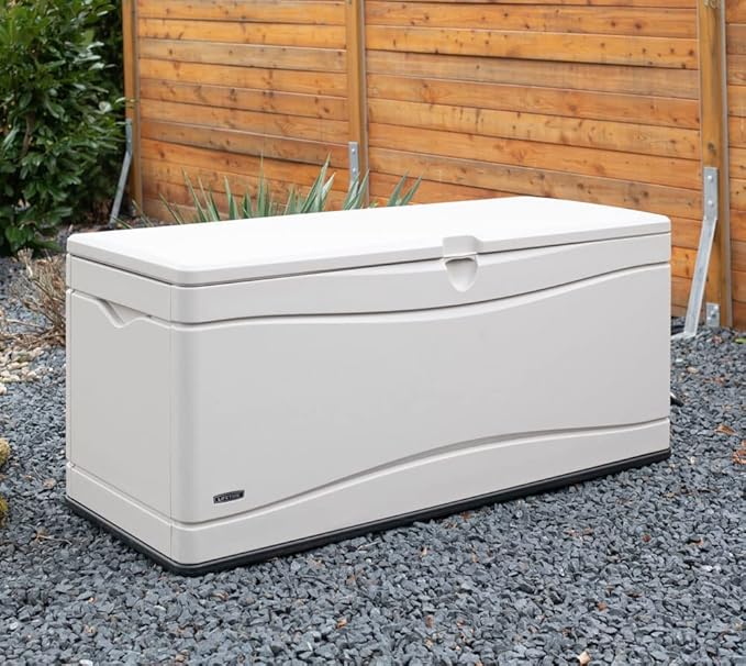 LIFETIME 60040 Deck Box, 130 Gallon, Desert Sand - Image 2