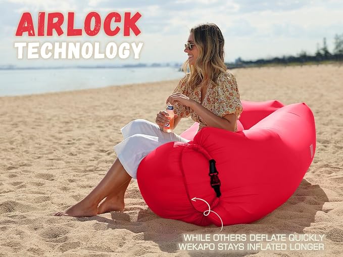 WEKAPO Inflatable Couch Air Lounger Chair - Image 5