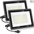 2 Pack 250W Led Flood Lights Outdoor, Super Bright 37000LM Security Lights by YANYCN