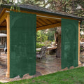 SpaceDresser Waterproof Outdoor Sheer Curtains by SpaceDresser