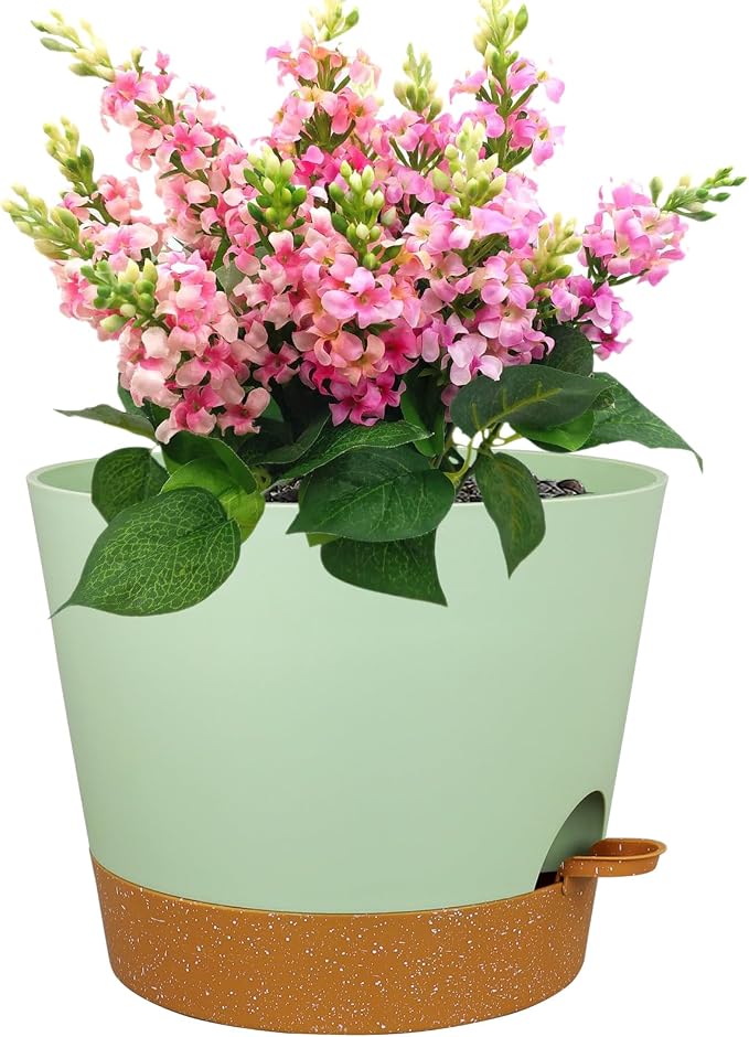 12 inch Large Self Watering Pots by Meowell