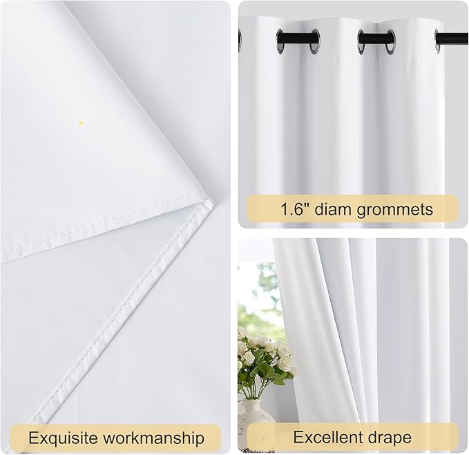 NICETOWN 100% Blackout Curtains - Image 2