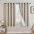 H.VERSAILTEX Linen Curtains 100% Blackout Curtains by HVERSAILTEX