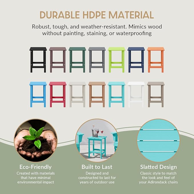 WestinTrends Malibu Square Outdoor Side Table - Image 6