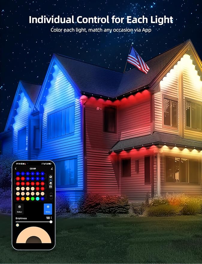 APPECK Permanent Outdoor Lights 50ft - Image 2