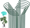 Joyhalo 12 Pack Peony Cages and Supports, 32 Inch Adjustable Plant Stakes by Joyhalo