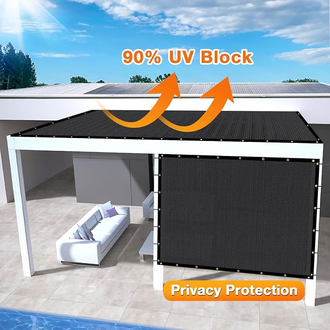 Artpuch Outdoor Pergola Shade Cover 11x15 FT Sun Shade Cloth - Image 3