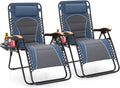 Sophia & William Oversized XXL Zero Gravity Chair Set of 2, Outdoor Recliner by SophiaWilliam