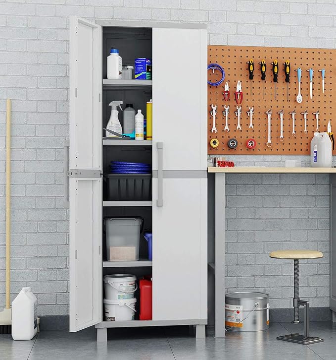 Keter Storage Cabinet with Doors and Shelves - Image 13