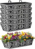 6 Pack 24 Inch Window Boxes Planter by KarlliuHOMEGARDEN