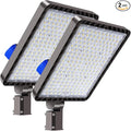 Juyace 480W LED Parking Lot Light 2 Pack, Slip Fitter Mount Outdoor Street Light by Juyace