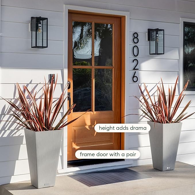 Veradek V-Resin Indoor/Outdoor Taper Planter - Image 4