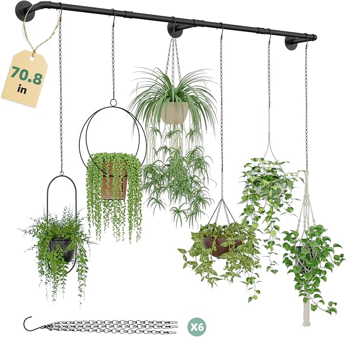 Plant Hanger Indoor with 6 Hanging Chains Hanging Planters by Galood
