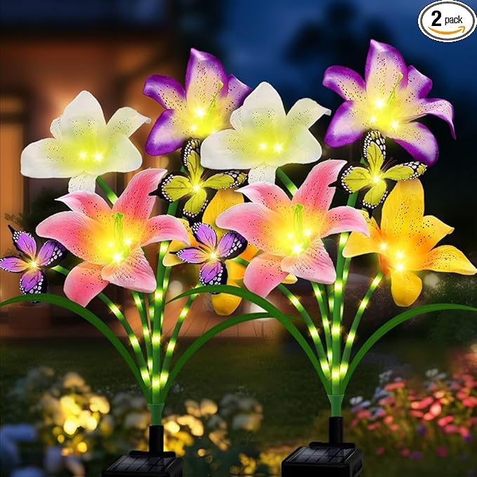 Solar Garden Lights 2 Pack by yulloyello