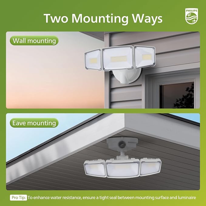 Philips 72W 7400LM LED Flood Lights Outdoor, Dusk to Dawn Aluminum Security - Image 5