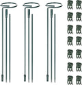 Mwellewm 3 Sets Plant Stakes 12/25/36 Inch Adjustable Plant Support Stakes Tall by Mwellewm