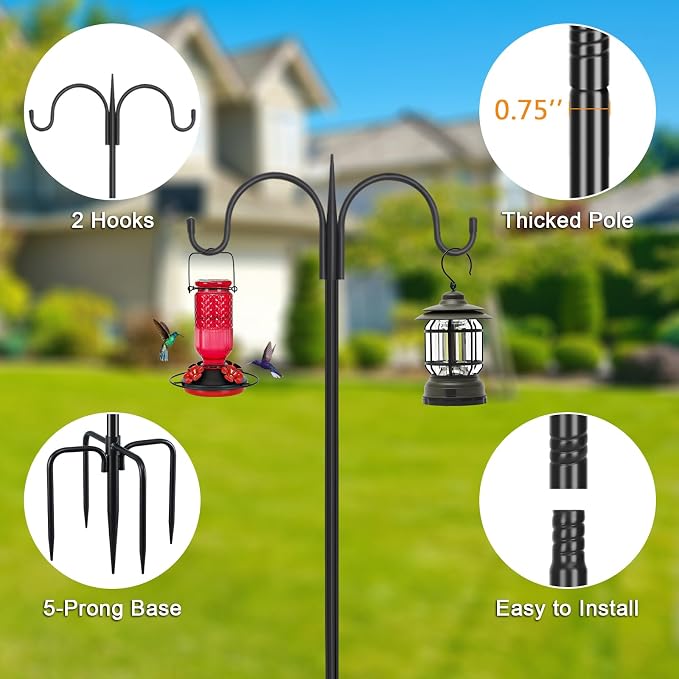 FEED GARDEN Adjustable Double Shepherds Hook - Image 2