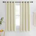 NICETOWN Room Darkening Beige Curtain 63 inches Long, Grommet Thermal Curtains by NICETOWN