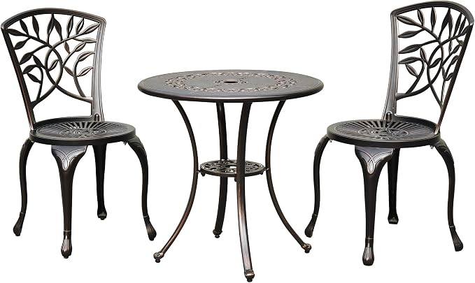 DWVO 25 Inches Round Patio Dining Table - Image 7