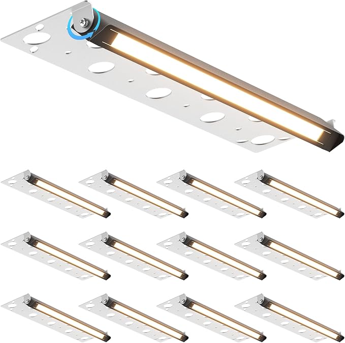 SUNVIE 12 Inch LED Hardscape Lighting 2700K Soft White Retaining Wall Lights 7W by SUNVIE