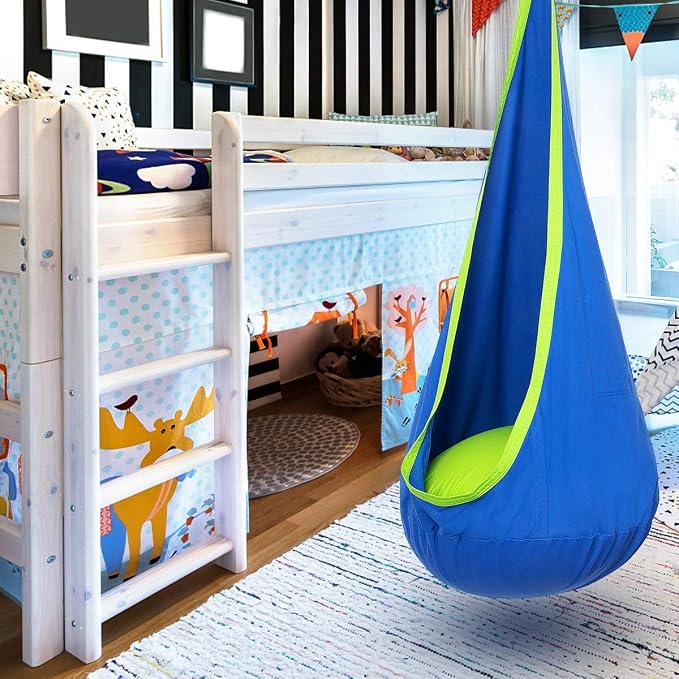 Y- STOP Kids Pod Swing Seat, Hanging Hammock Chair Swing - Image 2