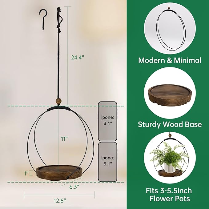 Hanging Planters for Indoor Plants, Plant Hanger - Image 3