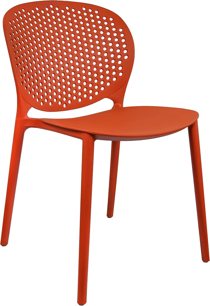 2xhome Patio Dining Chair | Modern Stackable Outdoor Pool Side Chair | Weather - Image 10