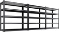 Set of 3 Garage Shelving-3000 lbs 5 Tier Storage Shelves, Adjustable Heavy Duty by Unknown