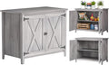 Outsunny Wood Garden Shed, Compact Outdoor Storage Cabinet Potting Shed by Outsunny
