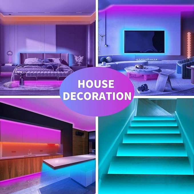 KSIPZE Led Lights for Bedroom 50ft Led Strip Lights - Image 6
