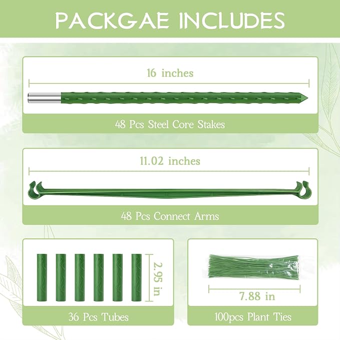 Legigo 4-Pack Tomato Cage for Garden Plant Support- Up to 63inch Garden Stakes - Image 3