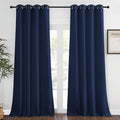 NICETOWN Blackout Navy Curtain for Windows 102 inch Length, Grommet Energy by NICETOWN