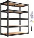 Garage Storage Shelves 72'', 2400 LBS Garage Shelving Units, Storage Shelves by Unknown