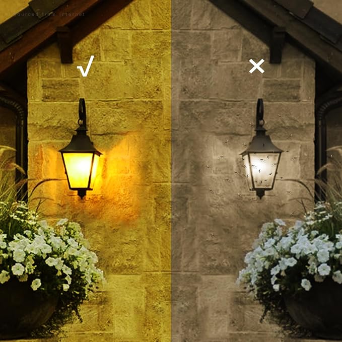 TORCHSTAR Yellow Dusk to Dawn Light Bulbs Outdoor, Sensor A19 LED Light Bulb - Image 4