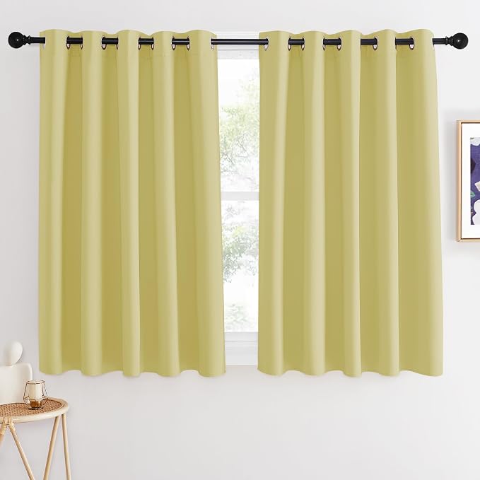 NICETOWN Blackout Curtains 54 Inches Long, Thermal Insulated Room Darkening by NICETOWN