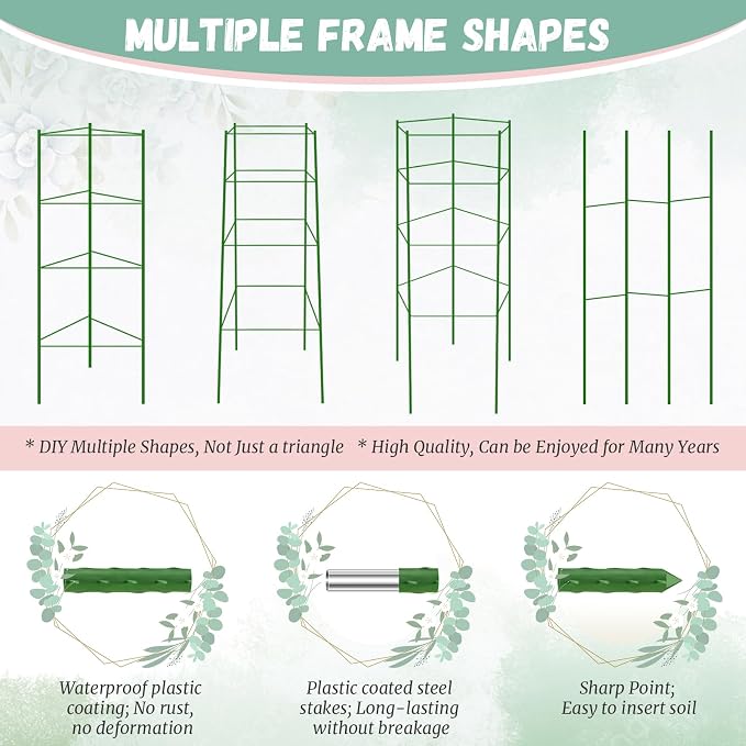 Legigo 2-Pack Tomato Cage for Garden Plant Support - Image 5