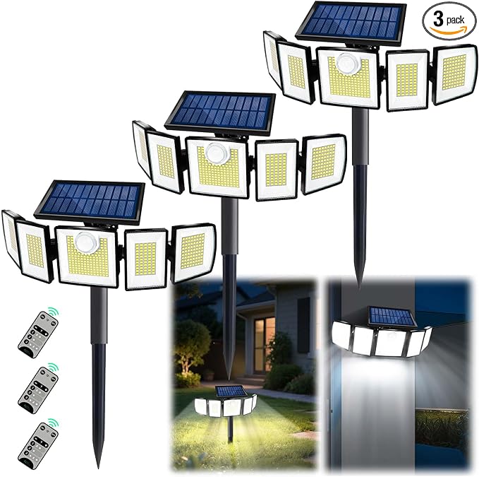 Solar Lights Outdoor Waterproof Motion Sensor by MDCMDCMSolarLightsOutdoor