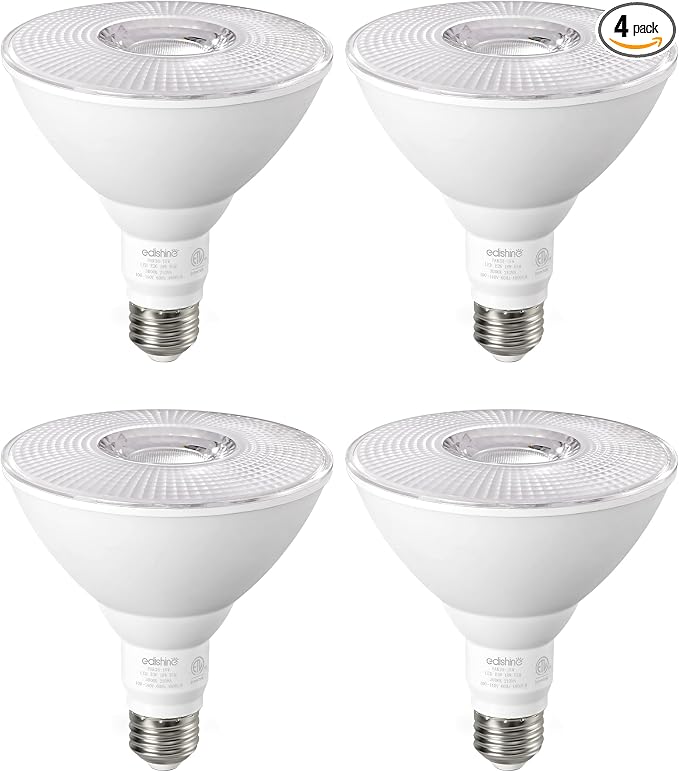 EDISHINE Flood Light Bulbs, PAR38 LED Outdoor Flood Light Bulbs, 120W by EDISHINE