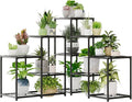 Bamworld Corner Plant Stand Indoor Metal Plant Shelf 5-Tier 11 Potted Flower by Bamworld